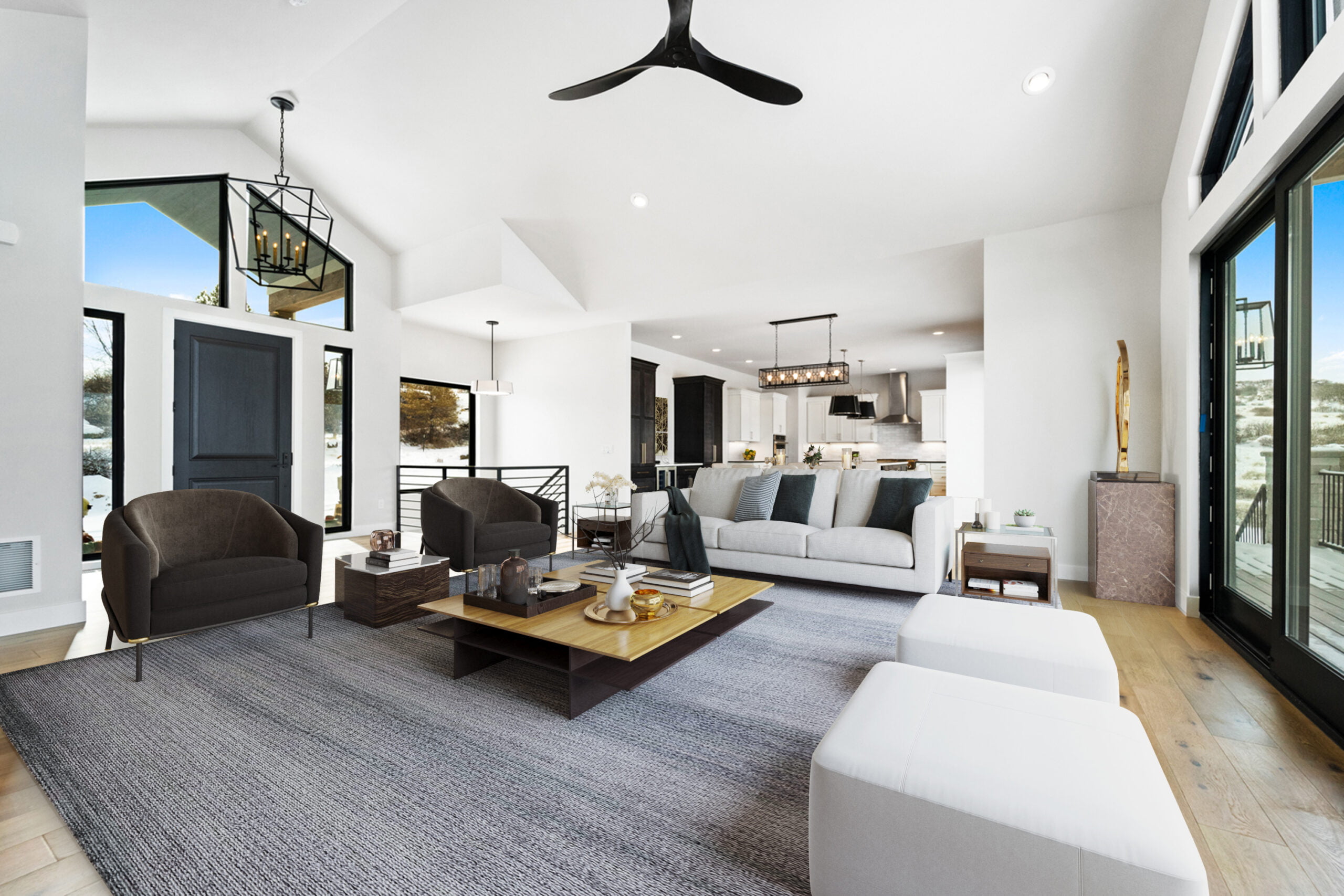 3_Living_Room_final custom home in Lonetree CO