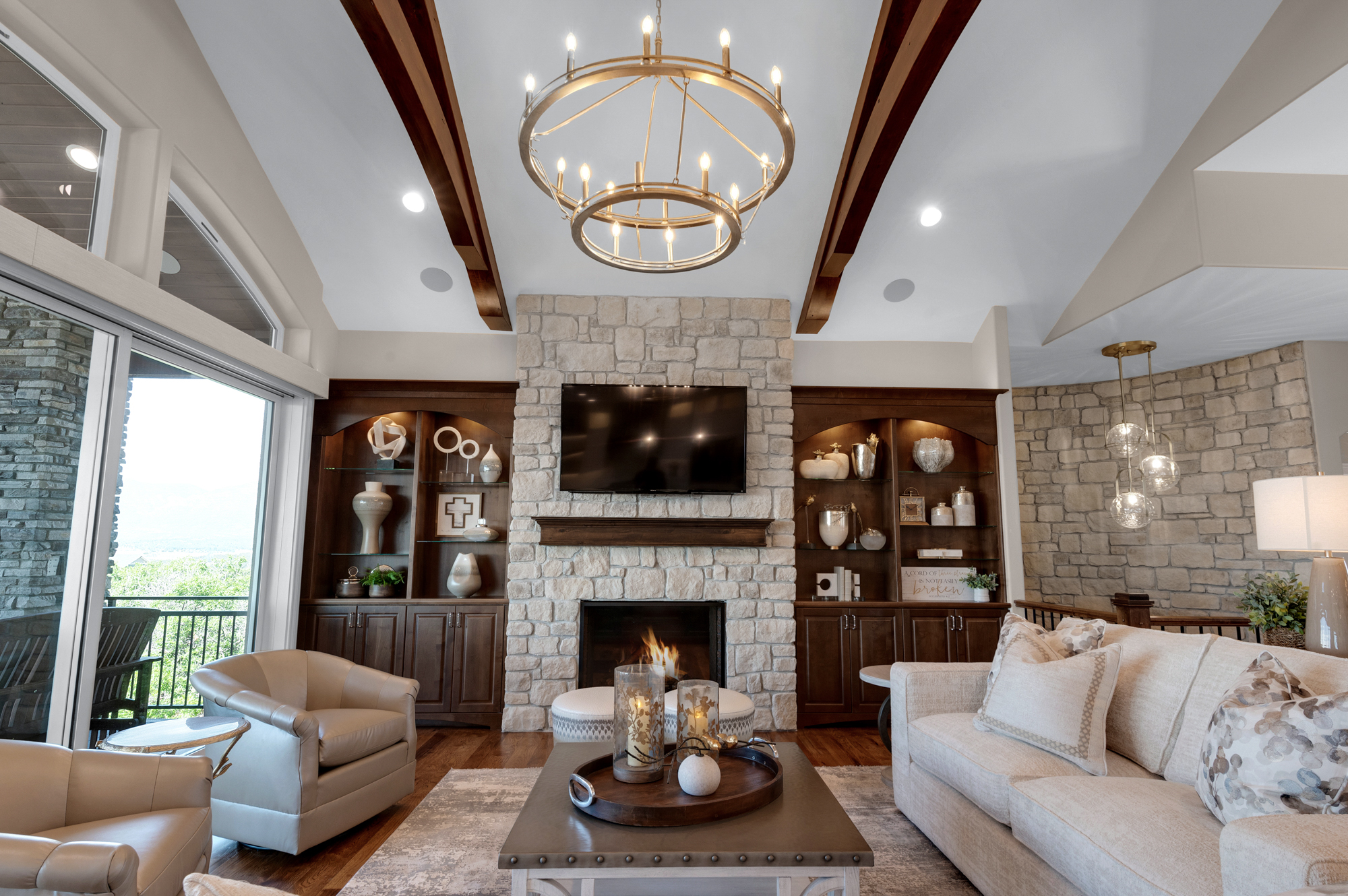 The Elegant Cottage Interior Living Area