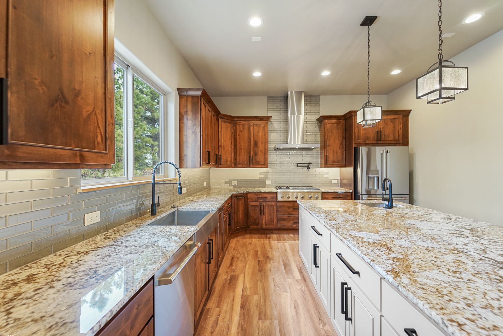Colorado Rustic Custom Home Kitchen Counters